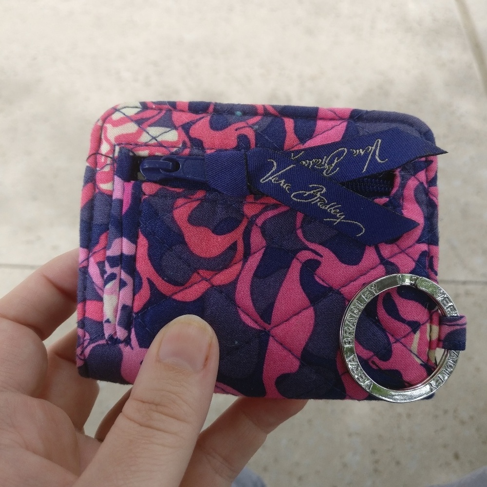 Vera Bradley keychain wallet